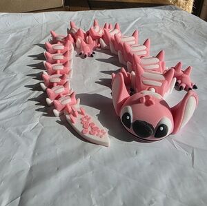 Pink Articulated Sloth Toy